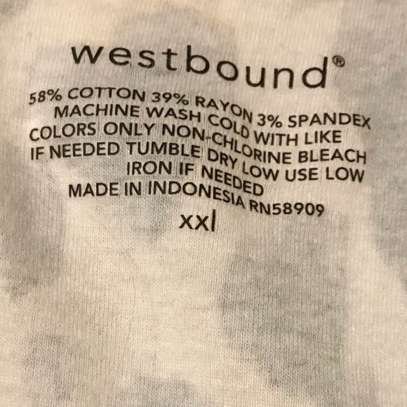 Westbound XXL Animal Print Top - Picture 2 of 6